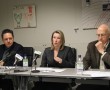 Un grand sérieux dans la présentation de statistiques très révélatrices pour notre région. Daniel Chaîné, directeur général et commissaire industriel CLD Robert-Cliche ; Marlène Bisson, commissaire industrielle CLD de La Nouvelle-Beauce ; Claude Morin, directeur général et commissaire industriel, Conseil Économique de Beauce (CEB)