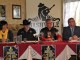 Suzanne Turgeon (CLD des Etchemins), Marcel Giguère (président), Richard Couët (maire de Saint-Prosper) et Marc Couture (Caisse Desjardins du Sud de la Chaudière) invitent la population, du 26 juillet au 5 août, au 5e Nashville en Beauce.