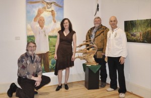 Hugues Nolet-Voyer, Solange Gingras, André Giroux et Michel Chouinard vous invitent à leur exposition intitulée « Mythes et légendes amérindiennes », présentée au Centre d'art et d'exposition de Saint-Georges, au troisième étage du Centre culturel Marie-Fitzbach.