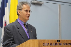 Gérard Veilleux, Grand Chevalier annonce la traditionnelle collecte de la Guignolée, version 2011