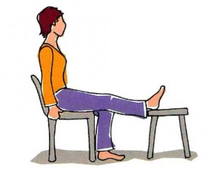 yoga sur chaise