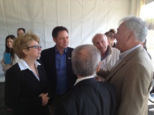 François Fecteau avec Agnès Maltais