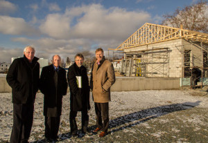 près du chantier