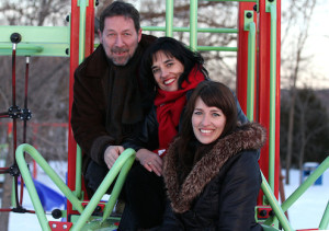 Photo-famille au show