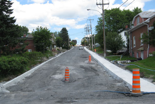 Travaux 127e rue été 2013